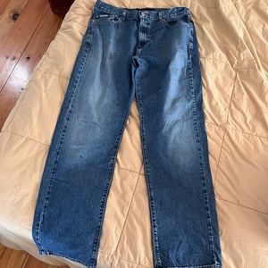 Calvin Klein straight fit jeans. 34x34 STAINS